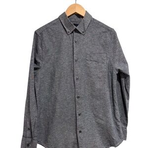 2/$25 Five Four Men's Long Sleeve Gray Button-Up Shirt with Collar